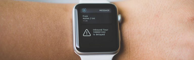 Apple watch zeigt Informationen in Echtzeit