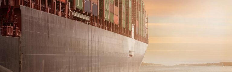 Die igital Supply Chain auf einem Containerschiff